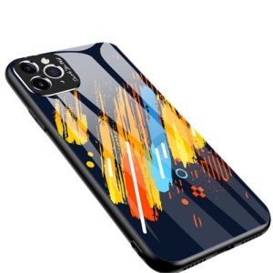 Husa Iphone 11 PRO MAX -Color Glass-cu sticla securizata- pattern 5 - Img 1