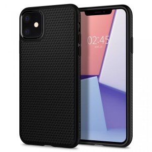 Husa Iphone 11 -Spigen Liquid Air- Negru mat - Img 1