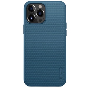 Husa Iphone 13 Pro Max -Nillkin Super Frosted Shield Case Albastra - Img 1