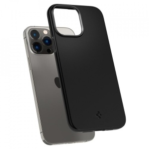 Husa iPhone 13 Pro Max - Spigen Thin Fit -Black - Img 8