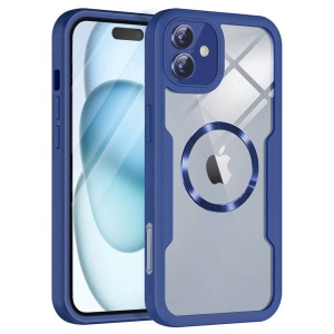Husa iPhone 16 Plus ColorVerse 360 Magsafe + Screen Protector -margine albastra - Img 1