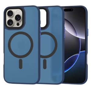 Husa iPhone 16 Pro Max HaloFrost MagSafe Deep Blue - Img 1