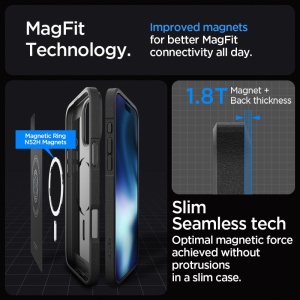 Husa iPhone 16 Pro Max Spigen Core Armor Magsafe - Img 2