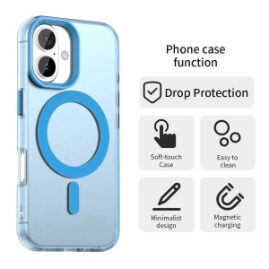Husa iPhone 17 CandyCase Magsafe albastra - Img 6