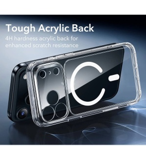 Husa iPhone 17 Pro Max Classic Hybrid HaloLock cu MagSafe de la ESR transparenta - Img 5