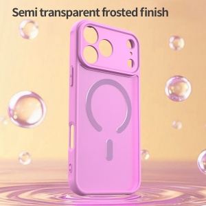 Husa iPhone 17 Pro Max HaloFrost Magsafe roz - Img 3