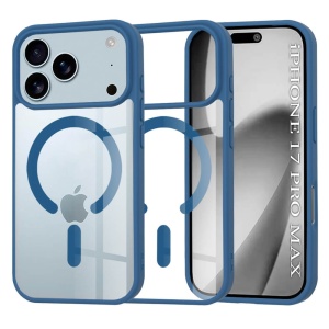 Husa iPhone 17 Pro Max Magsafe Pro transparenta / albastru Techsuit