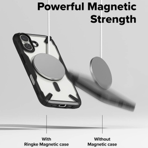 Husa iPhone 17 Ringke Fusion X Magsafe Black - Img 5
