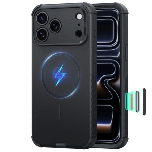 Husă iPhone 18 Pro ESR Cyber HaloLock Black - Rugged Slim