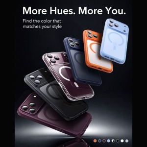 Husă iPhone 18 Pro Max - ESR Classic Hybrid - folie inclusa - Clear - Img 8