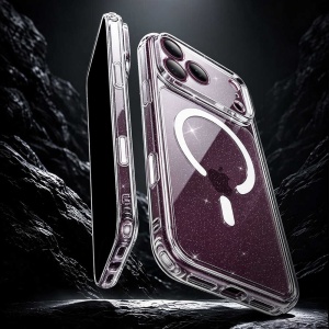 Husă iPhone 18 Pro Max - ESR Classic Hybrid HaloLock - Clear Shimmer - Img 5