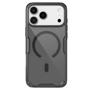 Husă iPhone 18 Pro Max - Nillkin Nature TPU Pro MagSafe - Transparent Black - Img 2