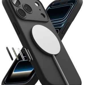 Husă iPhone 18 Pro Max - Ringke - Silicone MagSafe - Black - Img 2