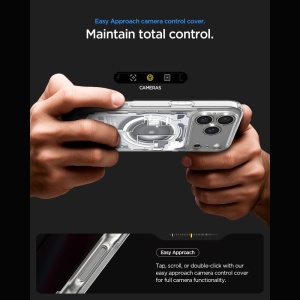 Husă iPhone 18 Pro Max - Spigen - Ultra Hybrid MagSafe - Zero One White - Img 2