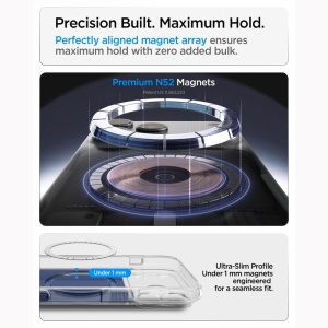 Husă iPhone 18 Pro Max - Spigen - Ultra Hybrid T MagSafe - Matte Blue - Img 6