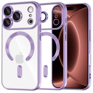 Husă iPhone 18 Pro - Techsuit Luxury Crystal - Light Purple