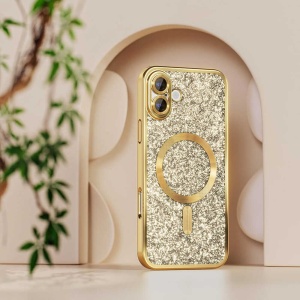 Husă iPhone 18 Pro - Techsuit Luxury Glitter - Light Blue - Img 3