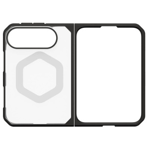 Husa iPhone Duo UAG Mouve MagSafe Transparentă - Ice - Img 3