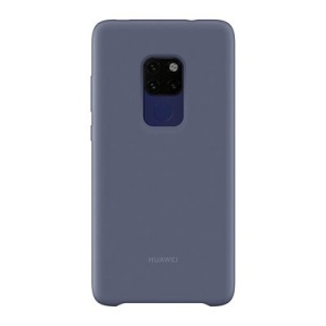 Husa originala Huawei Mate 20 -Huawei Silicone Case Soft Flexible Rubber-Light blue - Img 1