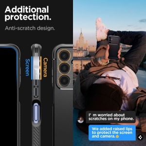Husa Samsung Galaxy A25 5G Spigen Rugged Armor Neagra - Img 6