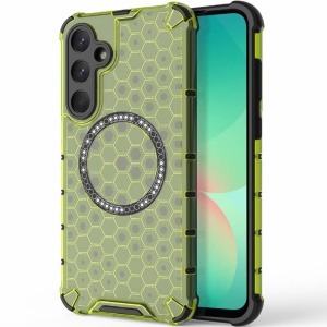 Husa Samsung Galaxy A26 HoneyComb Shield Magsafe Lime Green - Img 2