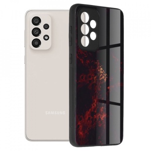 Husa Samsung Galaxy A33 5G - Printing Glass Red Nebula - Img 1