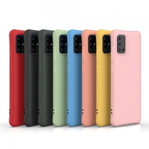 Husa Samsung Galaxy A51 -Soft Color Case flexible gel-albastra - Img 2