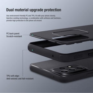 Husa Samsung Galaxy A53 - Nillkin Super Frosted Shield Pro Albastra - Img 4