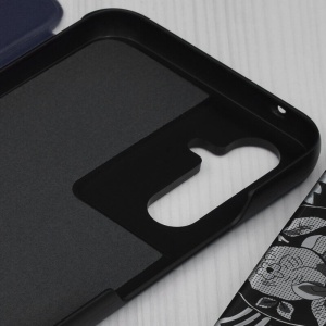 Husa Samsung Galaxy A54 -Eco Leather View Case-Albastru inchis - Img 3