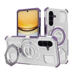 Husa Samsung Galaxy A57 Carbon Shield PRO Purple transparent