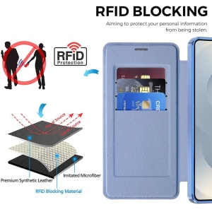 Husa Samsung Galaxy A57 SmartMag Book Case Bleu - Img 7
