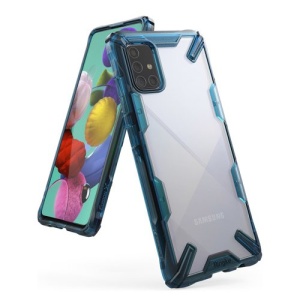 Husa Samsung Galaxy A71 - Ringke Fusion X- Blue - Img 1