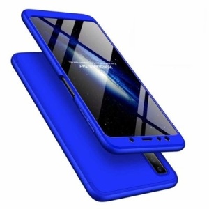 Husa Samsung Galaxy A9 -GKK 360 Front and Back Case Full Body Cover Albastra - Img 3