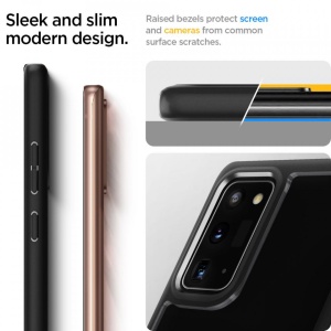 Husa Samsung Galaxy Note 20 - Spigen Ultra Hybrid-Negru Mat - Img 6
