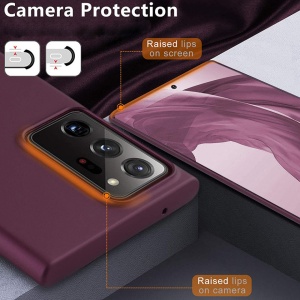 Husa Samsung Galaxy Note 20 Ultra -Soft Edge Silicone Plum - Img 6