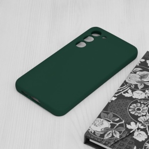Husa Samsung Galaxy S23 Plus Soft Edge Silicone Verde inchis - Img 3