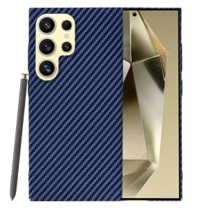 Husa Samsung Galaxy S24 Ultra Carbonite FiberShell albastra - Img 1
