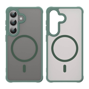 Husa Samsung Galaxy S26 HaloFrost Magsafe verde - Img 3