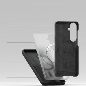 Husa Samsung Galaxy S26 Plus Ringke Silicone Magnetic Magsafe Neagra - Img 6