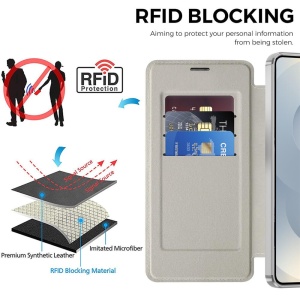 Husa Samsung Galaxy S26 Plus SmartMag Book Case gri - Img 5