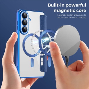 Husa Samsung Galaxy S26 SmartMag Book Case Albastra - Img 3