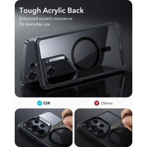 Husa Samsung Galaxy S26 Ultra Classic Hybrid HaloLock cu MagSafe de la ESR transparenta / negru - Img 2
