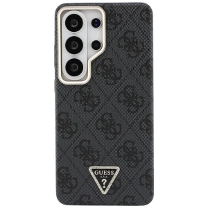 Husa Samsung Galaxy S26 Ultra Guess 4G Triangle Logo MagSafe Neagra - Img 3