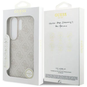 Husa Samsung Galaxy S26 Ultra Guess Hardcase 4G Classic Logo Charm Roz - Img 7