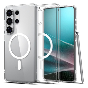 Husa Samsung Galaxy S26 Ultra Spigen Ultra Hybrid MagSafe Clear/White - Img 2