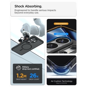 Husa Samsung Galaxy S26 Ultra Spigen Ultra Hybrid MagSafe Frost Black - Img 9
