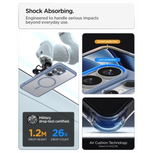 Husa Samsung Galaxy S26 Ultra Spigen Ultra Hybrid MagSafe Light Blue - Img 11