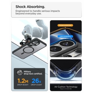 Husa Samsung Galaxy S26 Ultra Spigen Ultra Hybrid MagSafe Matte Black - Img 10