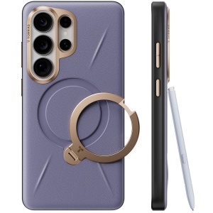 Husă Samsung Galaxy S26 Ultra Torras QPRO Leather Series – Piele ecologica Premium, Dark Purple - Img 2