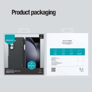 Husa Samsung Galaxy Z Fold 6 Nillkin Super Frosted Shield Magnetic Neagra - Img 8